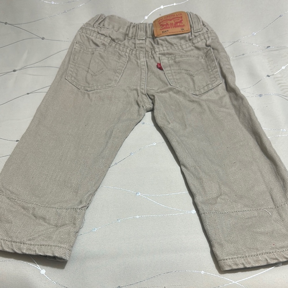 Levi's Tan Relaxed Fit Jeans with Elastic Waistband
